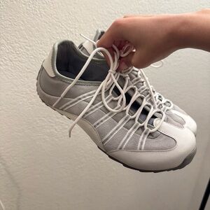 Tsubo grey and white sneakers